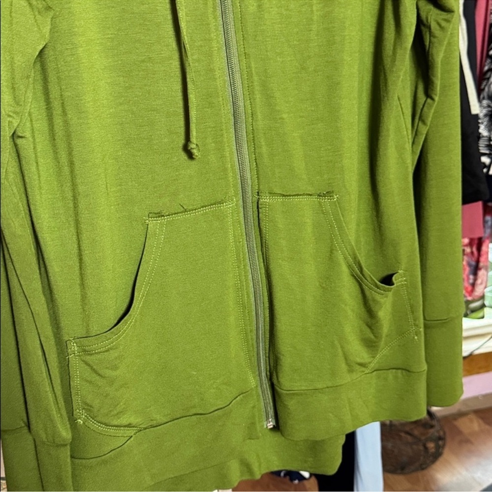 Evy’s Tree Olive Green Women's Hoodie new size XL - Picture 5 of 7